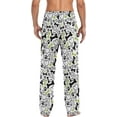 thumbnail image 2 of GZHJMY Lovely Dog Claw Mens Pajama Pants, Comfortable and Soft Men&nbsp;Pajama&nbsp;Bottoms, with Pockets and Drawstring, Christmas New Year Birthday Father's Day, 2 of 7