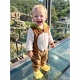thumbnail image 5 of RUINIXCW Toddler Baby Boy Girl Duck Costume Newborn Infant Halloween Animal Costume Warm Fall Winter Plush Jumpsuit Outfit Long Sleeve Hood Zip Up Romper Snowsuit Foot Covers, 5 of 10