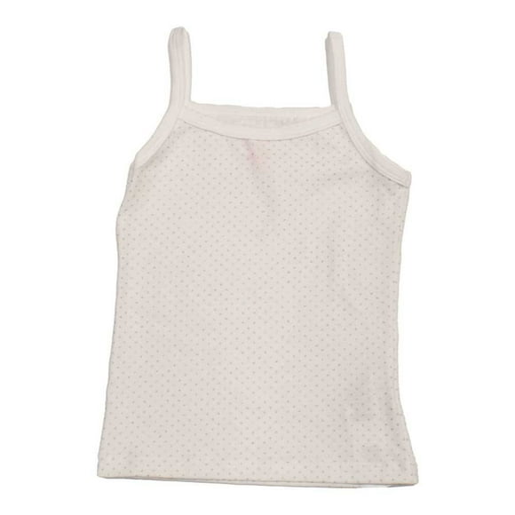 Camiseta Baby Creysi One For you para Niña, Tirantes con Puntos Brillantes Blanco Talla 8/10