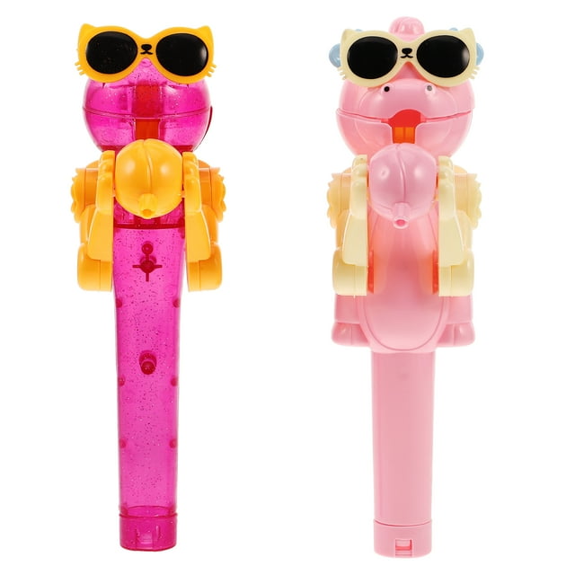 2pcs Lollipop Case Lollipop Robot Holder Dinosaur Shaped Lollipop Robot Toys Creative Design Eat Lollipop Lollipop Holder Robot Easter Fun Product For Kids Over