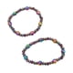 thumbnail image 2 of 2 uds pulsera magnética galvanoplastia colorida perder peso reducir la fatiga pulseras adelgazantes, 2 of 12