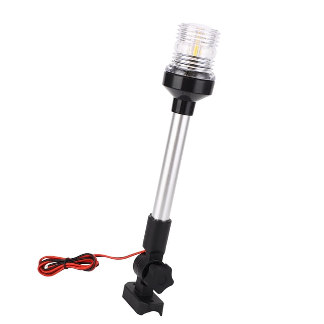 Luz De Anclaje LED Marina, 51 LED SMD2835 Con Base De Montaje Ajustable De 270 Grados Y Resistente Al Agua IP67, Para Pontones, Barcos Bajos