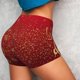 thumbnail image 4 of Balery Merry Christmas Pantalones cortos de entrenamiento estampados para mujer, sin costuras, ajustados, para gimnasio, yoga, correr, deportes, ejercicio activo, fitness.-X-Large, 4 of 8