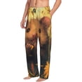 thumbnail image 6 of Pofeuu Cute Sunflower Guinea Pig Print Men's Pajama Pants, Soft Lounge Pajama Pants with big pockets for Men Plaid Pj Bottoms-Small, 6 of 6