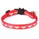thumbnail image 1 of Collar luminoso para gatos y perros con cascabel, garra de gato y bigotes rojos, talla S 1.0 * 28cm, 1 of 5