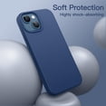 thumbnail image 4 of Funda JeTech Silicone para iPhone 13 de 6.1 pulgadas, color azul cobalto, 4 of 6