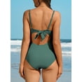 thumbnail image 4 of Sociala Pregnant One Piece V Neck Swimwear Maternity One Piece Swimsuit, 4 of 6