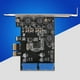 thumbnail image 2 of Kuymtek U3N014S PW4 Desktop Front PCIe Transfer USB3.0 19PIN Tarjeta adaptadora de interfaz Kuymtek Componentes de la computadora, 2 of 6