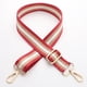 thumbnail image 5 of Bolso bandolera ancho con correa de 1,50 pulgadas ajustable para mujer Bolso de lona rojo, 5 of 7