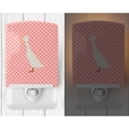 thumbnail image 2 of Caroline's Treasures BB7859CNL Bali Duck Pink Check Ceramic Night Light, 6x4x3", multicolor, 2 of 2