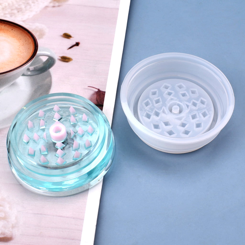 Resin Mold Tobacco Grinder Leaf Herbal Herb Smoke Spice Crusher Silicone Moulds 