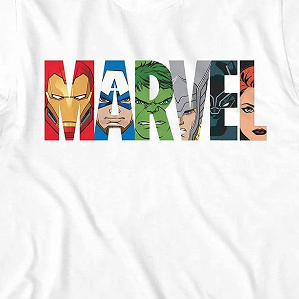 Marvel Mens Comics Group Shirt - Spiderman, Captain & Hulk Tee Throwback T-Shirt - Walmart.com