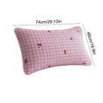 thumbnail image 3 of Milk Fleece Pillowcase Set Warm Flannel Pillow Cover for Winter Soft Breathable Pillowcase for Adults Standard Queen Size 19x29 Inch Bedding Pillow Case Fall Winter, 3 of 5