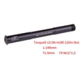 thumbnail image 3 of thinsony Bicycle QR Thru Axle Shaft Front Rear Hub Skewer 15mm 148mm 1.5mm, 3 of 9
