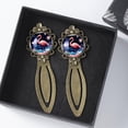 thumbnail image 3 of Starry Flamingos Vintage Copper-Colored Lace Bookmarks: Stainless Steel Reading Accessories, Book Marks Set for Book Lovers, 3 of 5