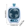 thumbnail image 3 of EGNMCR Coolings Mist Fan Humidifying Fan USB Rechargeable Three-speed Office Desktop Fan air cooler, 3 of 6