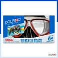 thumbnail image 2 of Dolfino Pro Vega Youth Swim Mask - Red, 2 of 5