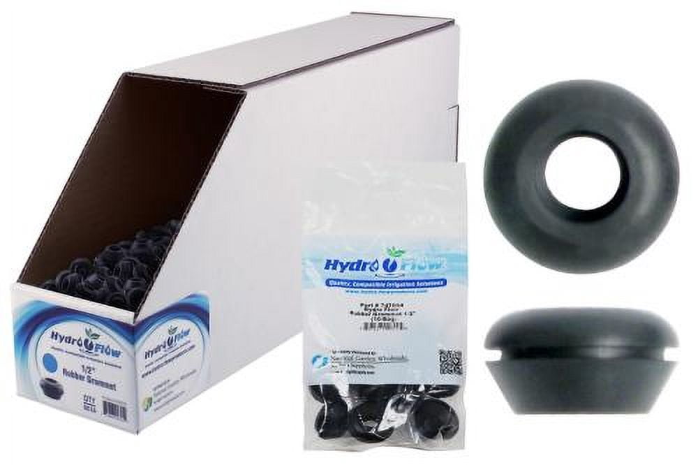 Hydro Flow Rubber Grommet 1/2 in - Display Box 500/Box