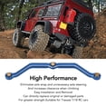 thumbnail image 4 of RC Steering Link, Stable Driving Eliminate Deflection Aluminum Alloy RC Steering Tie Rod High Strength  for 1/18 RC Car Blue, 4 of 7