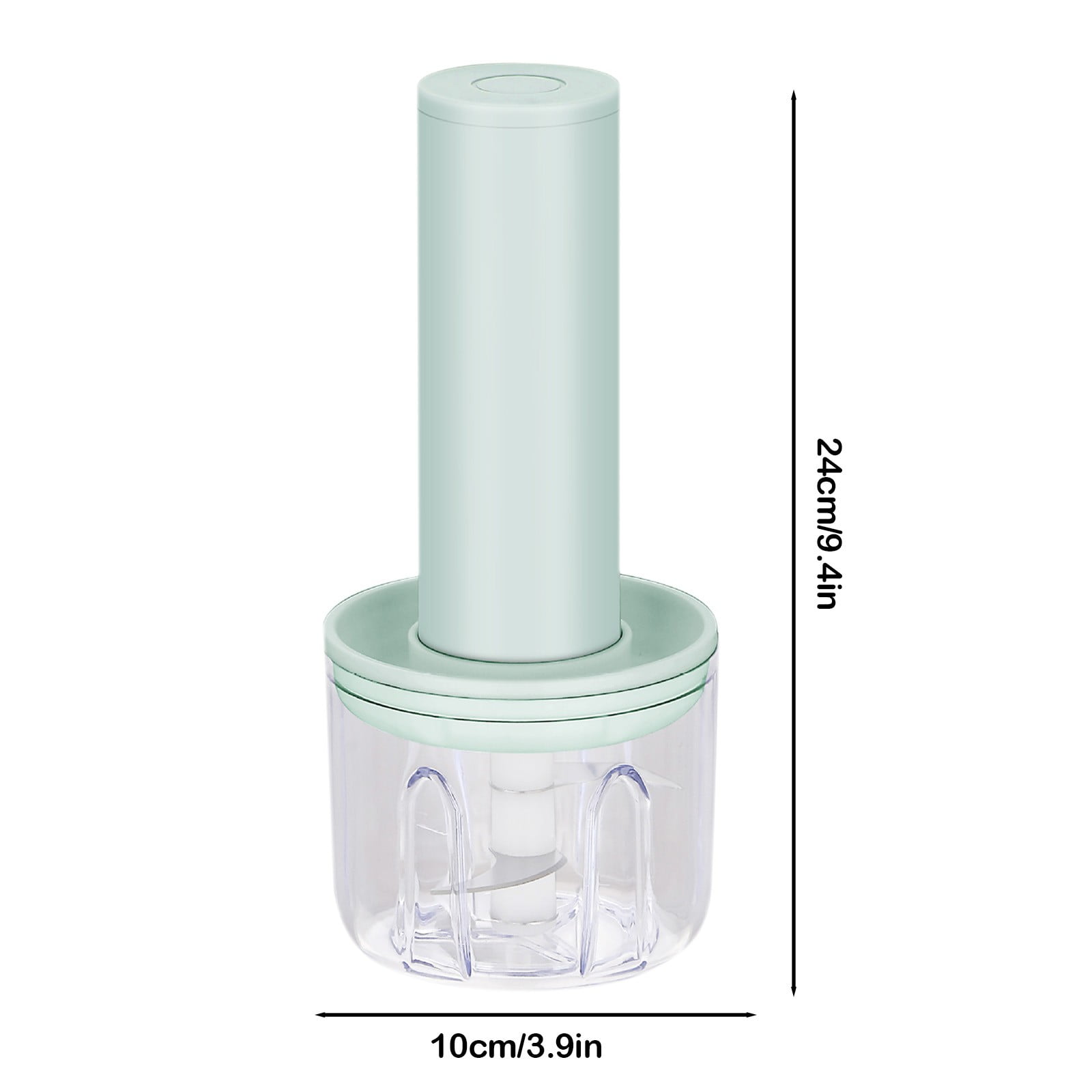 Portable Electric Food Chopper USB Rechargeable Mini Processor, 3 Blade Vegetable Garlic Meat Grinder With Container, Easy Clean Compact Kitchen Tool For Home Travel Cooking