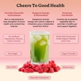 thumbnail image 3 of Fit & Lean Matcha Amore Iced Tea, Fruit-Inspired Naturally Flavored Organic Ceremonial Grade Matcha Green Tea, Naturally Sweetened, NON-GMO, Zero Sugar, Raspberry Iced Tea, 10 Stick Packs, 3 of 6