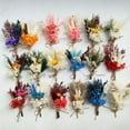 thumbnail image 4 of Ramo de flores pequeñas para bebé de Eternal Flower, mini ramo de flores secas, flores combinadas, material de bricolaje, decoración, festival de la diosa, pequeño regalo, 4 of 6