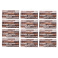 thumbnail image 2 of 12 Pegatinas de Pared Para Azulejos, Pegatinas de Pared de Pvc Engrosadas para Sala de Estar, Dormitorio, Autoadhesivas, Impermeables, Efecto Ladrillo retro, Pegatinas para, 2 of 7