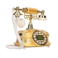 thumbnail image 4 of European Vintage Telephone, Powerful Storage Clear LCD Display Retro Telephone For Bedroom For Office For Living Room, 4 of 8