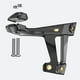 thumbnail image 5 of Accesorios para sillín de botella de bicicleta adaptador de montaje para bicicleta de carretera MTB, 5 of 9