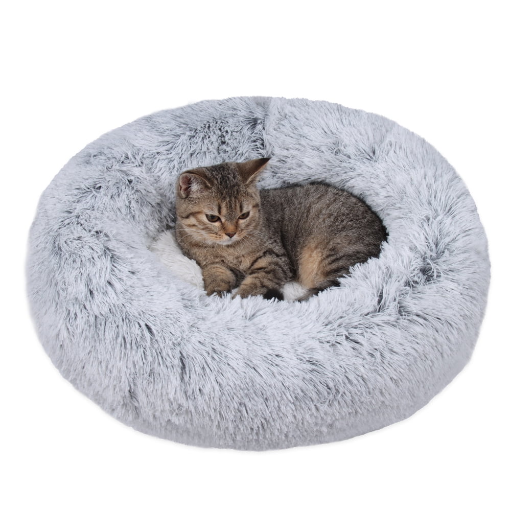 Buy Pet Beds for Cats Dog Memory Foam Donut Cuddler Dog Bed Calming Bed