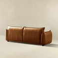 thumbnail image 3 of Ashcroft Furniture Emma Mid Century Modern Luxury Cognac Leather Sofa, 3 of 7