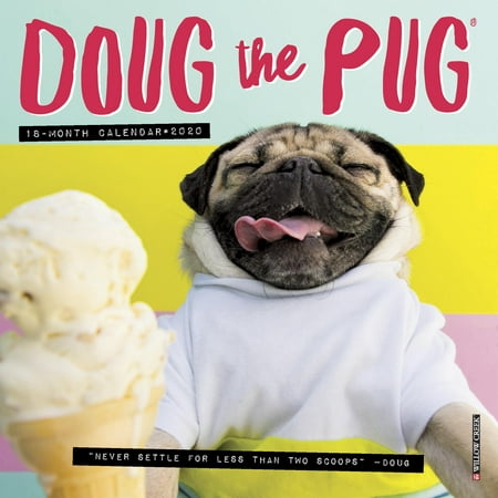 Doug the Pug 2020 Mini Wall Calendar (Dog Breed Calendar)