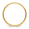 thumbnail image 2 of 14k Yellow Gold 6mm Heavyweight Comfort Fit Brushed/Polished Beveled Edge with Vertical Lines Wedding Band Size 11 YB113H, 2 of 5