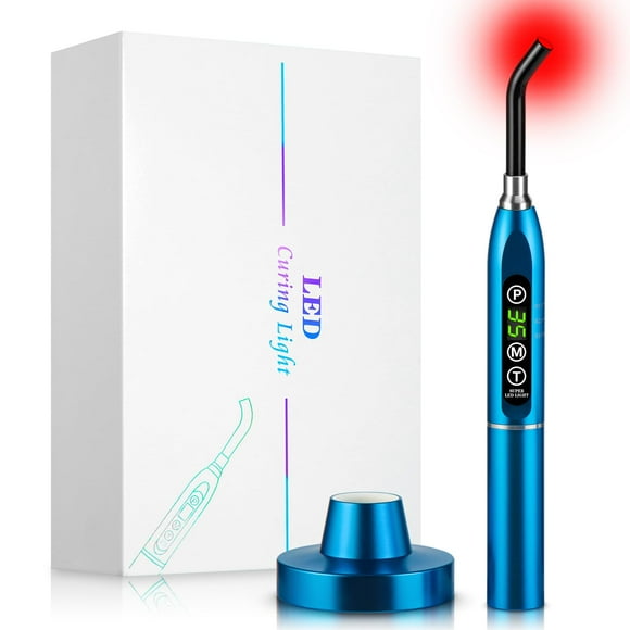 Red Light Therapy Cold Sores Treatment&Fever Blister,Canker Sore Relief, Nose Ear Knee Joint Muscle,Handheld Infrared Red Light Therapy Device for Body (Blue2)