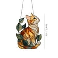 thumbnail image 3 of Chanana Stained Glass Cat Ornament – Colorful Cat Acrylic Suncatcher Hanging, Handmade Animal Suncatcher for Window, for Cat Lovers & Unique Home Décor, Indoor Outdoor Use, 3 of 3