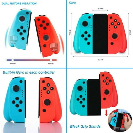 For Nintendo Switch Lite Joy-Con (L/R) Wireless Bluetooth Controller Gamepad NS