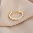 thumbnail image 4 of Jumpingount Anillo de apertura para mujer, joyería de mano decorativa, decoración de vestir de diamantes de imitación brillantes a la moda, artesanía Ropa, zapatos y accesorios Miscelánea Jumpingount AP014932-00, 4 of 6