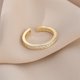 thumbnail image 4 of Jumpingount Anillo de apertura para mujer, joyería de mano decorativa, decoración de vestir de diamantes de imitación brillantes a la moda, artesanía Ropa, zapatos y accesorios Miscelánea Jumpingount AP014932-00, 4 of 6
