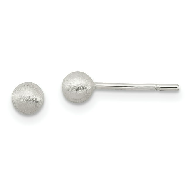 Sterling Silver Polished Laser-cut Post Earrings QE11751