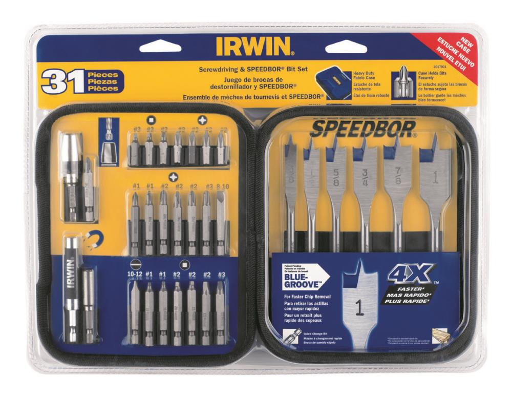 IRWIN Screwdriver Bit Set,31 Pieces,1/4" Shan 3057031