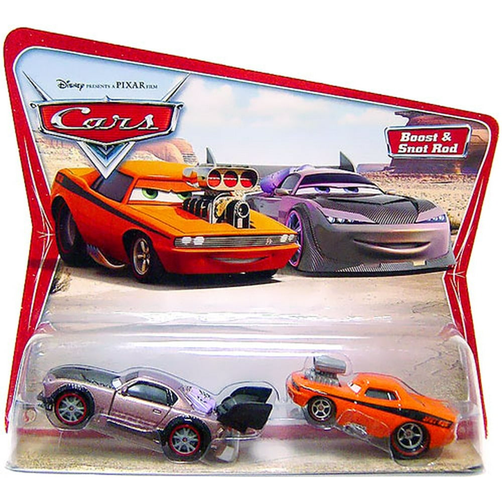 Disney Cars Series 1 Boost & Snot Rod Diecast Car 2-Pack - Walmart.com - Walmart.com
