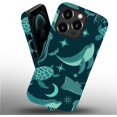 thumbnail image 5 of Case for iPhone 12 Pro Max,Marine Organism Exquisitely Pattern Double Protective Phone Cover Cases Soft Silicone for iPhone 12 Pro Max, 5 of 5