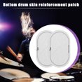 thumbnail image 4 of Almohadilla de cabeza de tambor de bajo parches de impacto de Pedal simple/doble parche de tambor redondo 2 uds., 4 of 9
