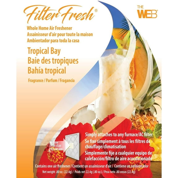 WEB Products FilterFresh Whole Home Tropical Bay Air Freshener