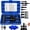 Blue, variant on 10pcs Heavy Duty Blind Hole Bearing Puller Tool Set, Durable Internal Bearing Puller Kit with Hex Socket Adapters, 8-25mm Jaw Heads for Motorcycle Bicycle Auto Repair,Easy to Use (Red)