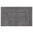 thumbnail image 1 of ALFOMBRA DE BAÑO GEOMÉTRICA REGALWOVEN, Alfombra de baño extra suave y absorbente, Alfombra de baño cómoda y antideslizante de color sólido gris oscuro 16" x 24", 1 of 6