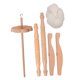 thumbnail image 4 of Devanador madera 50 g para lana, fácil montaje, regalo, herramienta para hilar hilo, huso caída para madejas, ideal para aficionados a la, 4 of 8