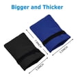 thumbnail image 4 of Spencer 4 Pack Outdoor Faucet Covers for Winter, Outside Garden Faucet Socks for Freeze Protection, Reusable Waterproof Insulated Spigot Pipe Hose Cover (Blue, 5.5" W x 7.8" H), 4 of 8