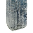 thumbnail image 6 of DecMode 16", 15"H Abstract Handmade Blown Blue Glass Vase, Set of 2, 6 of 10