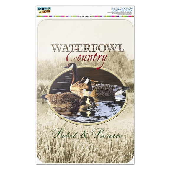 Waterfowl Country Protect and Preserve Geese Home Business Office Sign